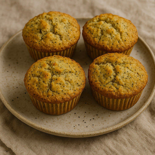Large Lemon Poppyseed Muffin 4/pack